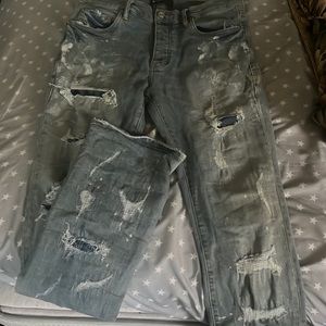 purple jeans flare jeans